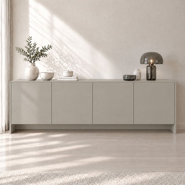 Root matte Silk interieurfolie op dressoir in woonkamer