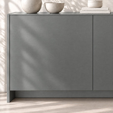 Suede Titanium Metaallook interieurfolie sfeerbeeld