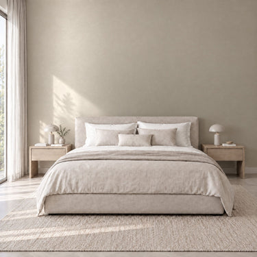 Suede Champagne Metaallook interieurfolie sfeerbeeld