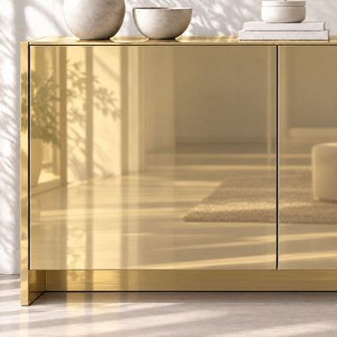 Mirror Gold spiegelfolie Metaallook sfeerbeeld